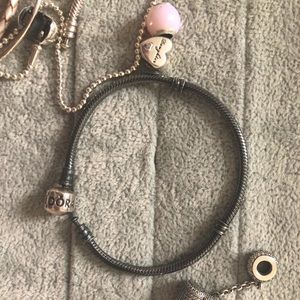 Pandora Oxidized/Gunmetal Moments Bracelet